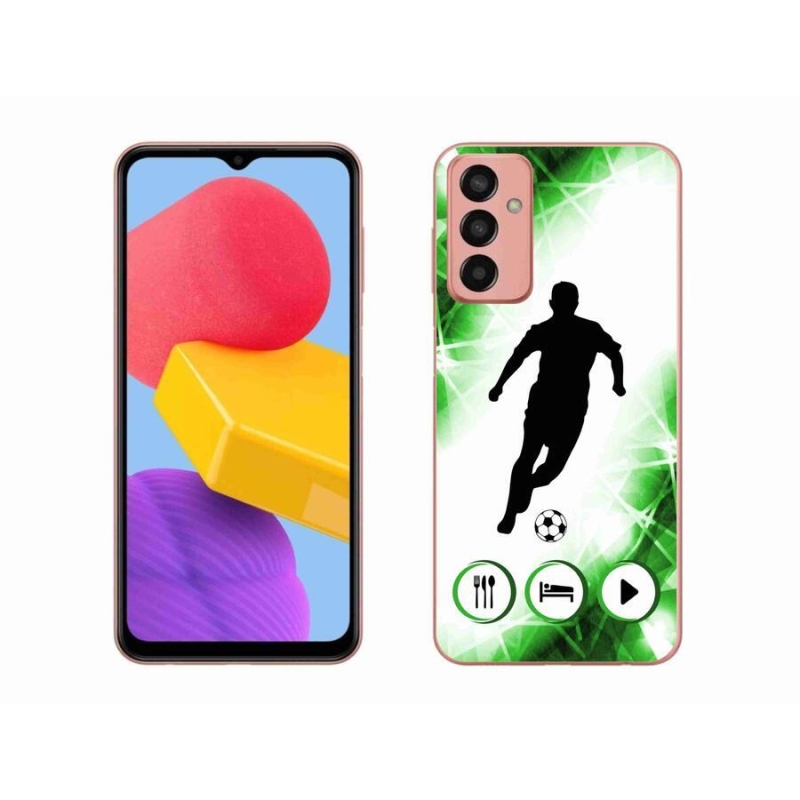 Gélový kryt mmCase na mobil Samsung Galaxy M13 - futbalista