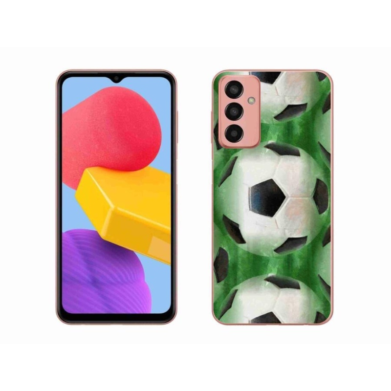 Gélový kryt mmCase na mobil Samsung Galaxy M13 - futbalová lopta