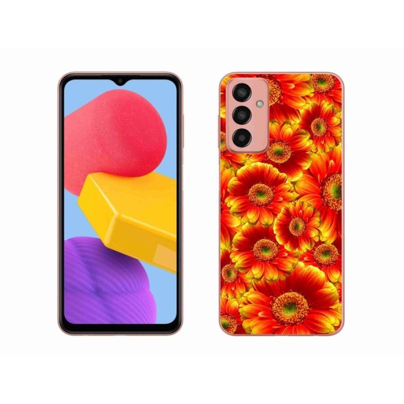 Gélový kryt mmCase na mobil Samsung Galaxy M13 - gerbera 1