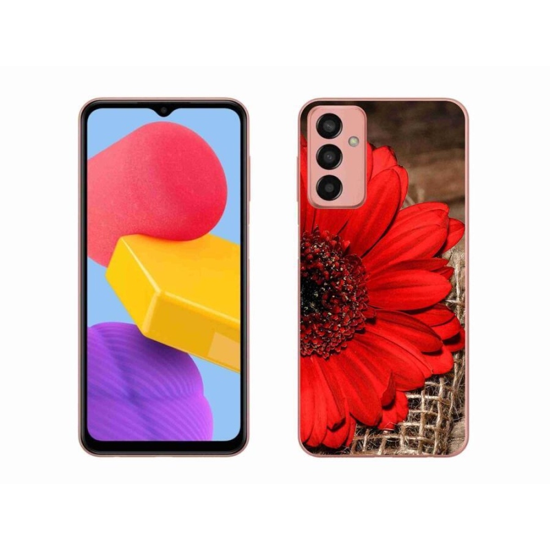 Gélový kryt mmCase na mobil Samsung Galaxy M13 - gerbera