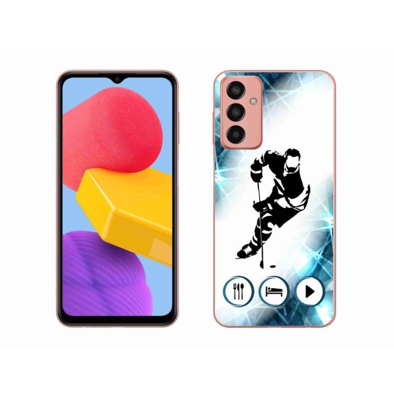 Gélový kryt mmCase na mobil Samsung Galaxy M13 - hokej 1