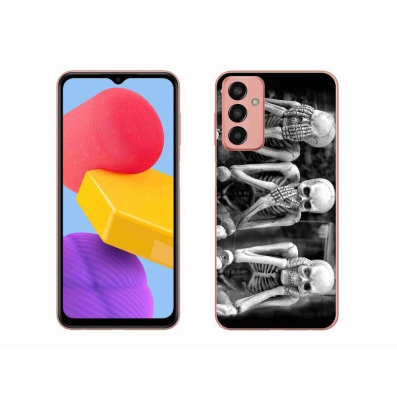 Gélový kryt mmCase na mobil Samsung Galaxy M13 - kostlivci