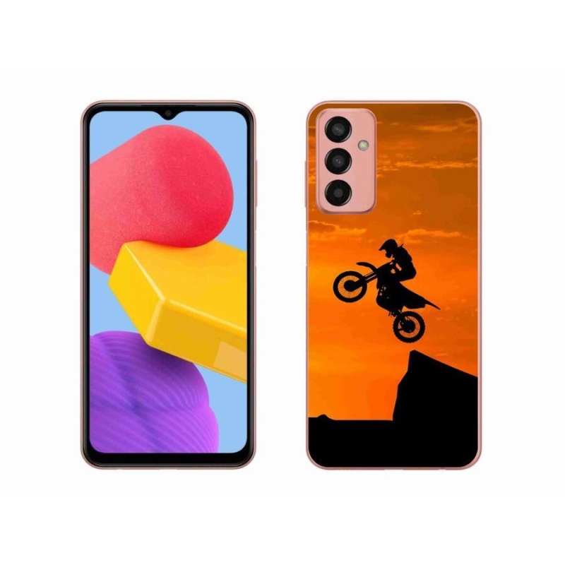 Gélový kryt mmCase na mobil Samsung Galaxy M13 - motocross