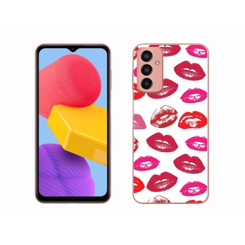 Gélový kryt mmCase na mobil Samsung Galaxy M13 - pery