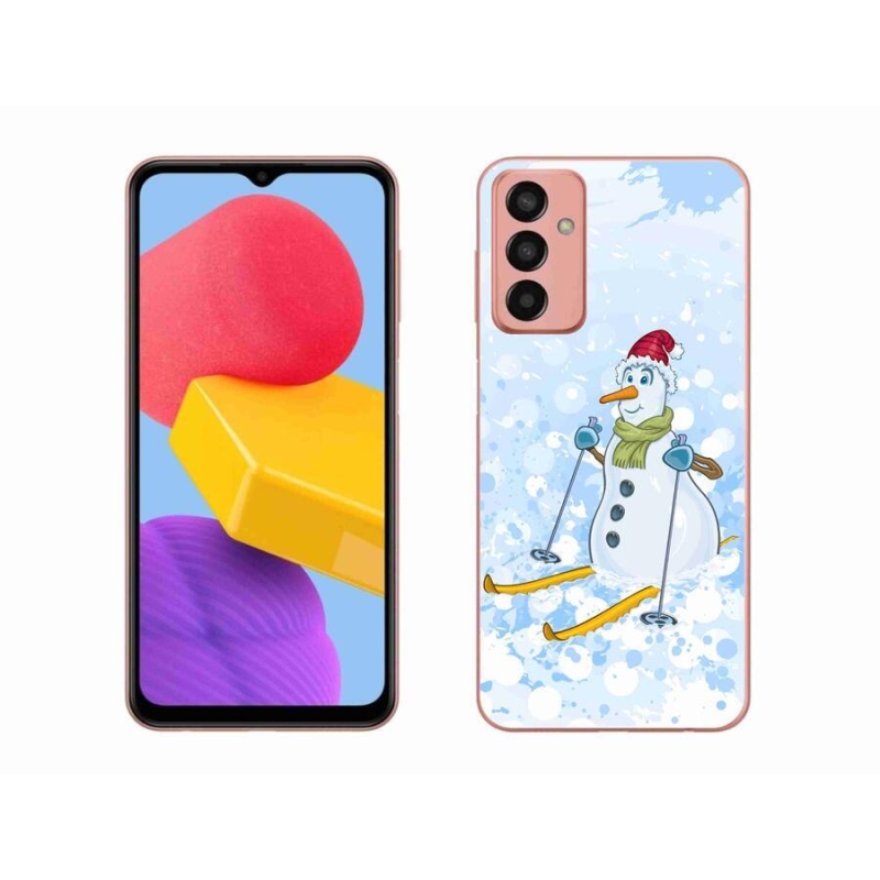Gélový kryt mmCase na mobil Samsung Galaxy M13 - snehuliak