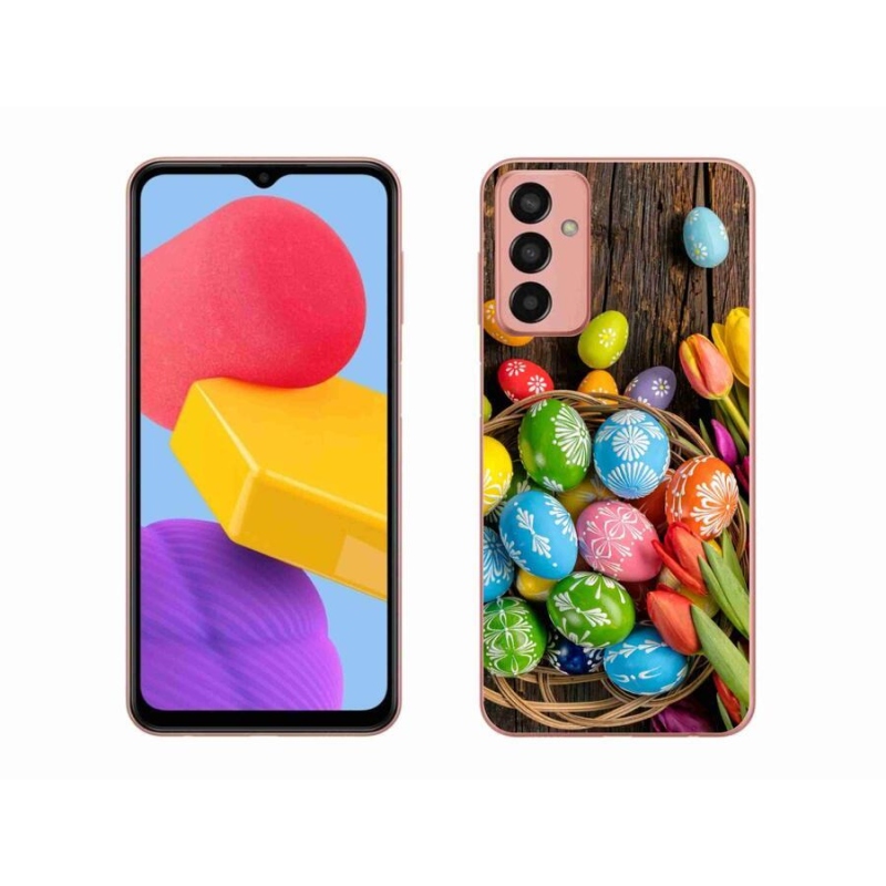 Gélový kryt mmCase na mobil Samsung Galaxy M13 - veľkonočné vajíčka