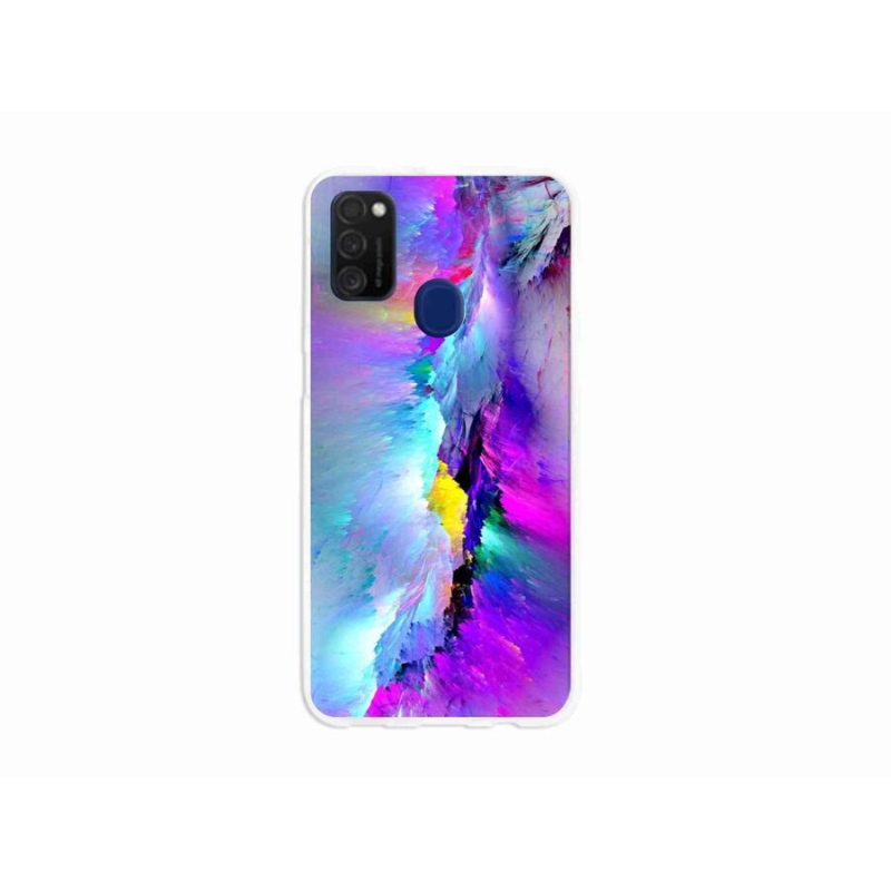 Gélový kryt mmCase na mobil Samsung Galaxy M21 - abstrakt