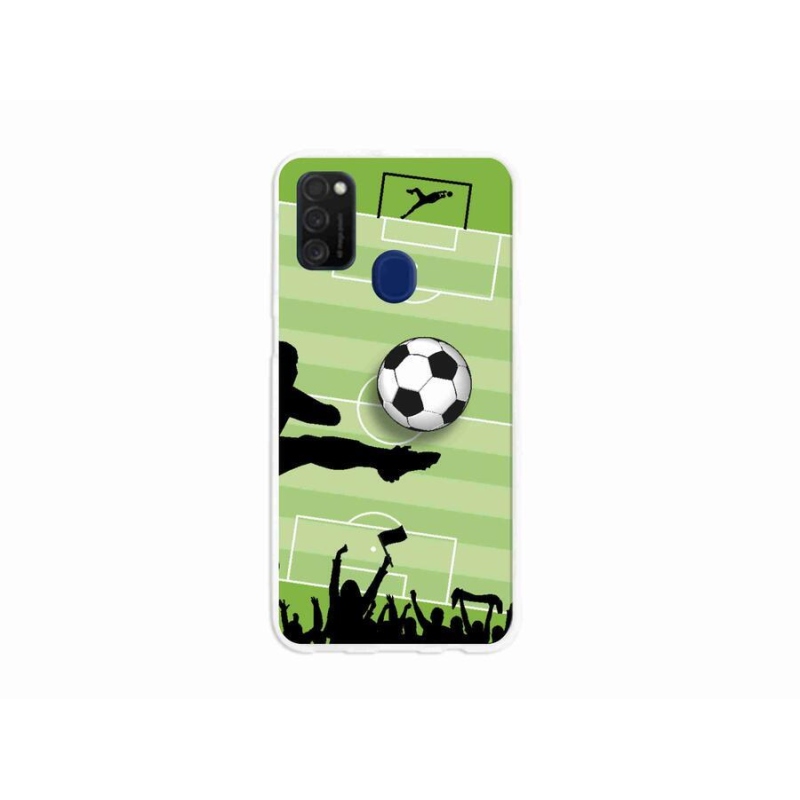 Gélový kryt mmCase na mobil Samsung Galaxy M21 - futbal 3