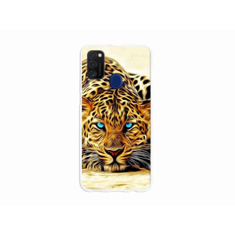 Gélový kryt mmCase na mobil Samsung Galaxy M21 - kreslený tiger