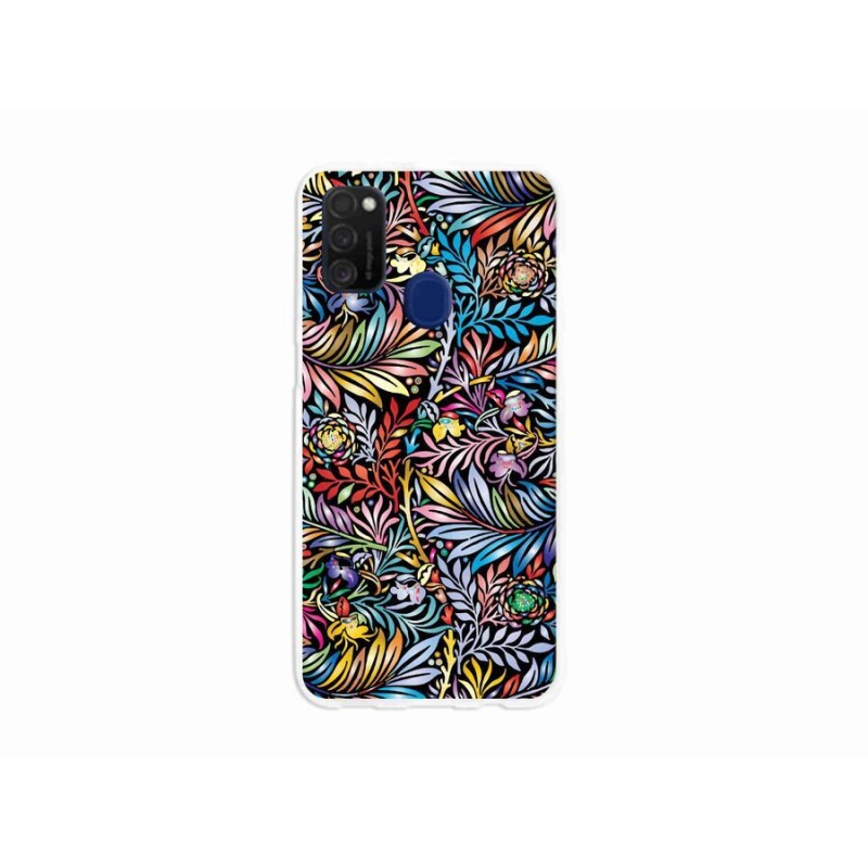 Gélový kryt mmCase na mobil Samsung Galaxy M21 - kvety 5