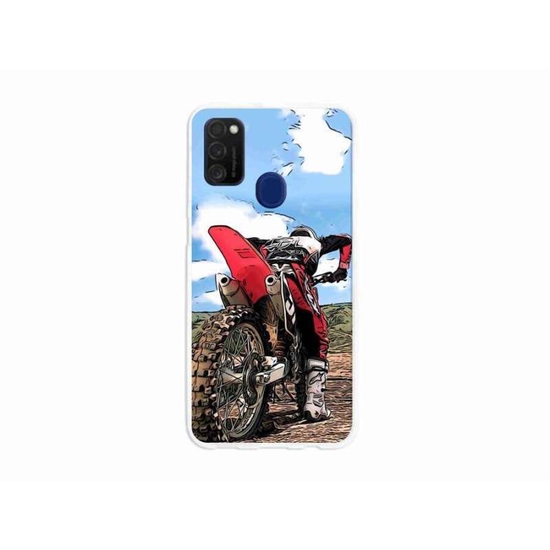 Gélový kryt mmCase na mobil Samsung Galaxy M21 - moto