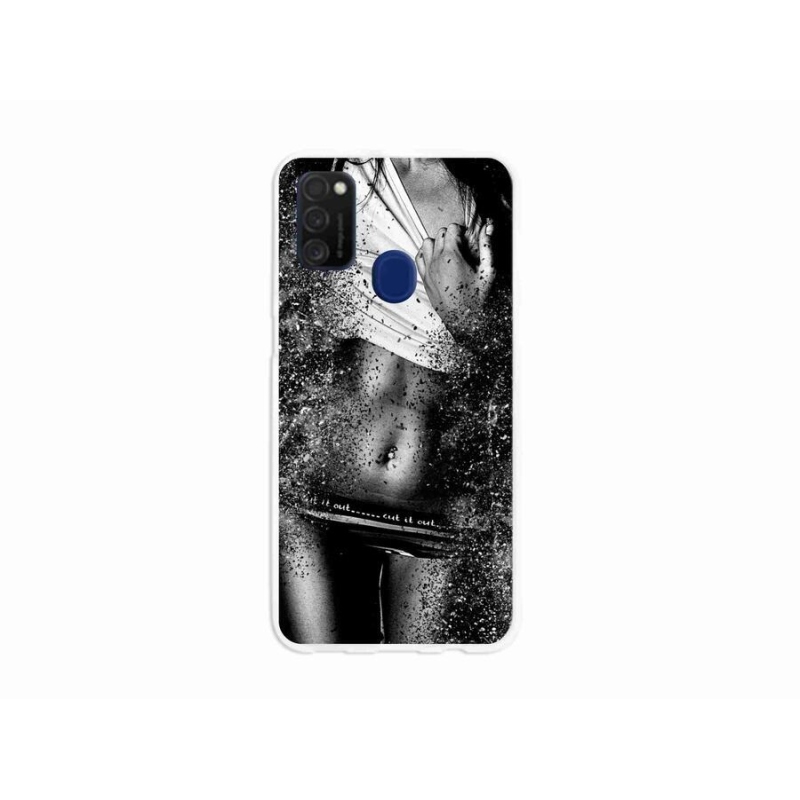 Gélový kryt mmCase na mobil Samsung Galaxy M21 - sexy žena 1