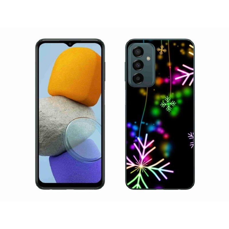 Gélový kryt mmCase na mobil Samsung Galaxy M23 5G - farebné vločky