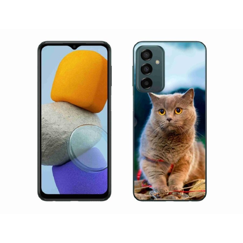 Gélový kryt mmCase na mobil Samsung Galaxy M23 5G - britská modrá 2