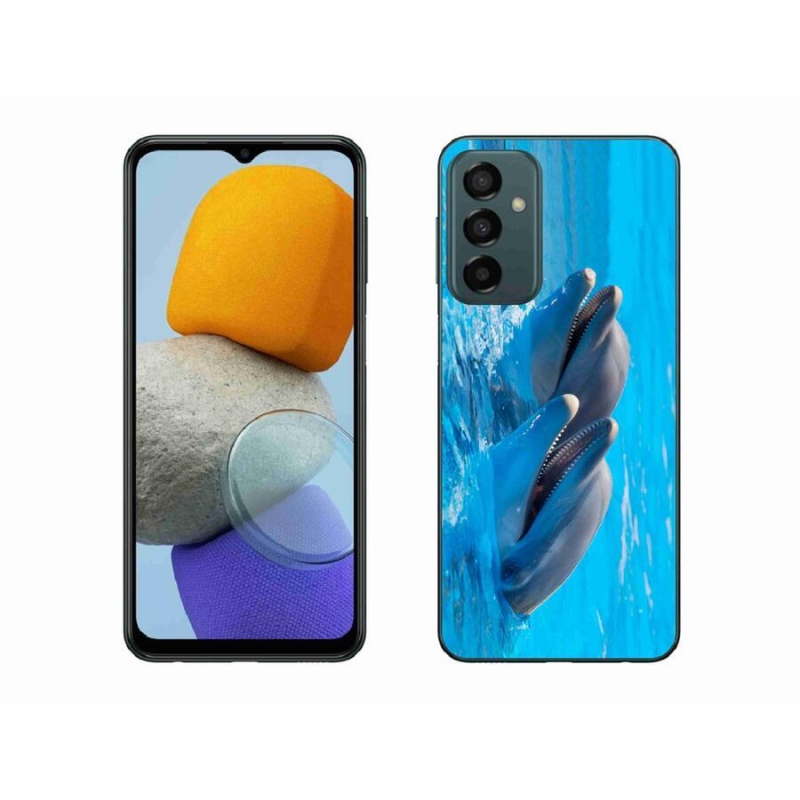 Gélový kryt mmCase na mobil Samsung Galaxy M23 5G - delfíny