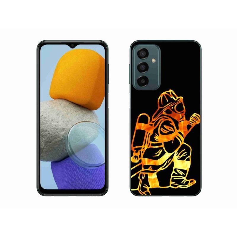 Gélový kryt mmCase na mobil Samsung Galaxy M23 5G - hasič 1