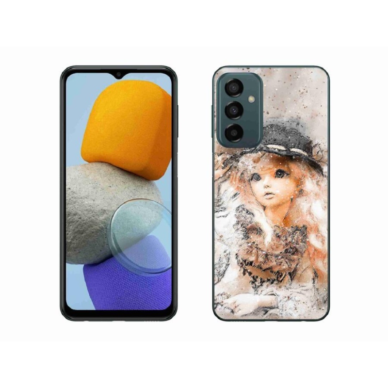 Gélový kryt mmCase na mobil Samsung Galaxy M23 5G - dievčatko s klobúkom