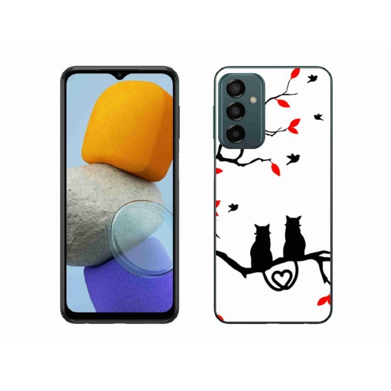 Gélový kryt mmCase na mobil Samsung Galaxy M23 5G - mačacia láska