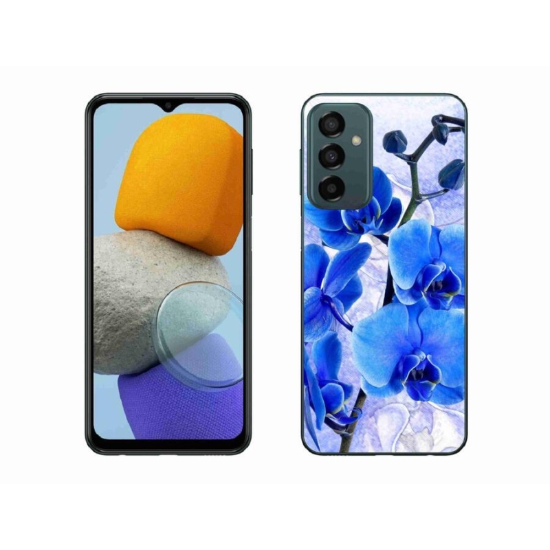 Gélový kryt mmCase na mobil Samsung Galaxy M23 5G - modré kvety