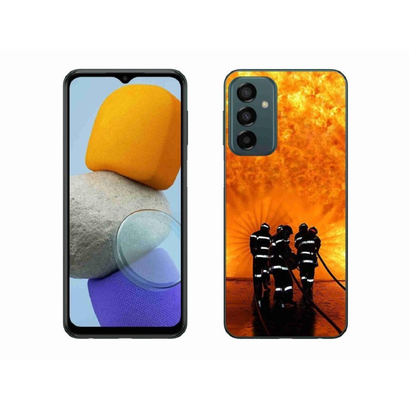 Gélový kryt mmCase na mobil Samsung Galaxy M23 5G - požiar