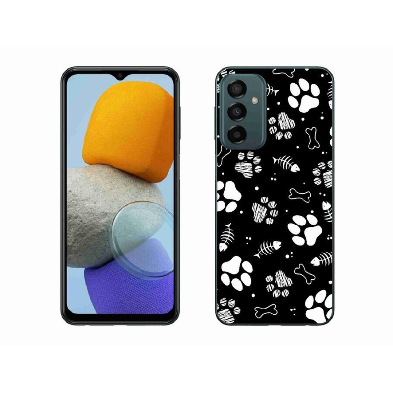 Gélový kryt mmCase na mobil Samsung Galaxy M23 5G - psie labky