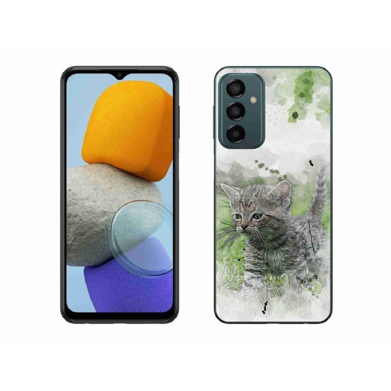 Gélový kryt mmCase na mobil Samsung Galaxy M23 5G - roztomilé mačiatko 1