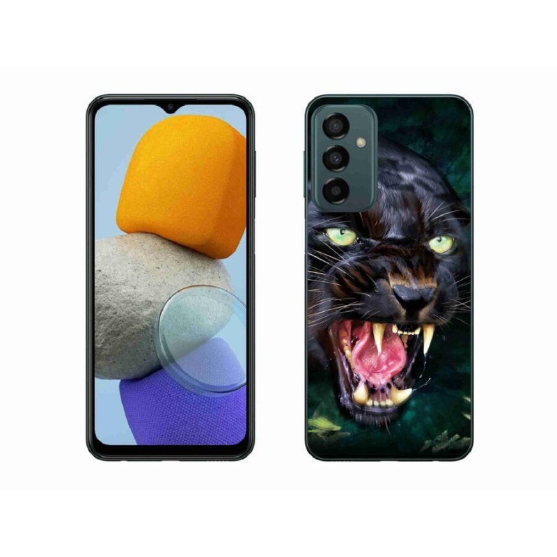 Gélový kryt mmCase na mobil Samsung Galaxy M23 5G - rozzúrený čierny panter