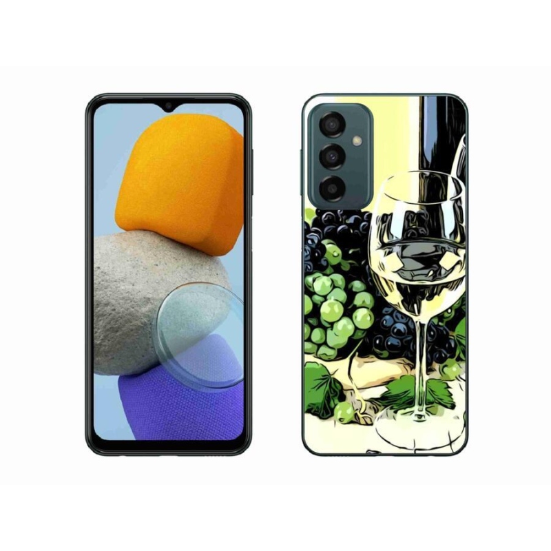 Gélový kryt mmCase na mobil Samsung Galaxy M23 5G - pohár vína