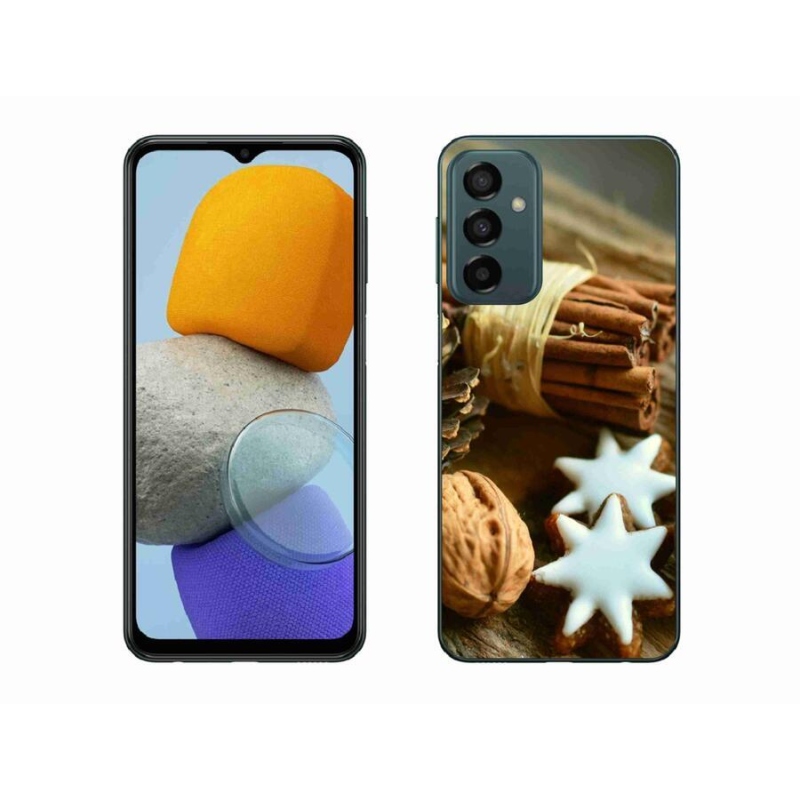 Gélový kryt mmCase na mobil Samsung Galaxy M23 5G - škorica a perníčky