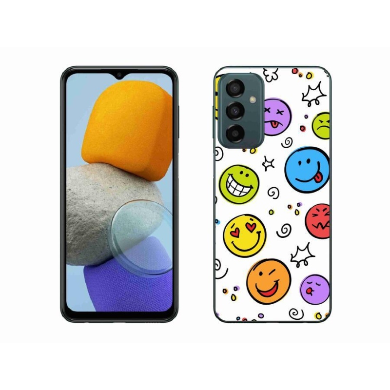 Gélový kryt mmCase na mobil Samsung Galaxy M23 5G - smajlíci