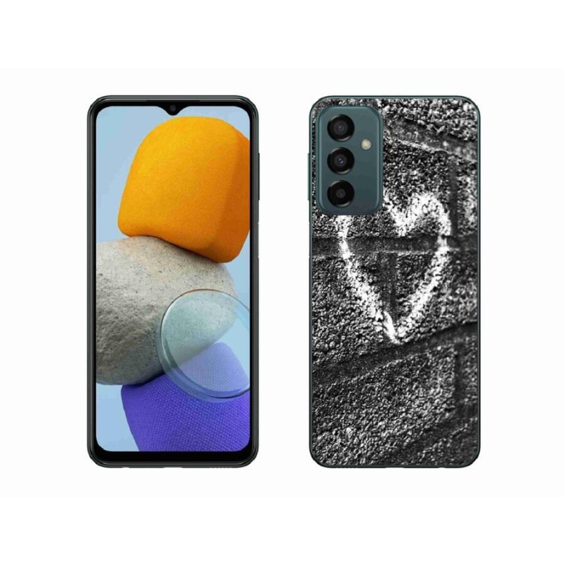 Gélový kryt mmCase na mobil Samsung Galaxy M23 5G - srdce na stene