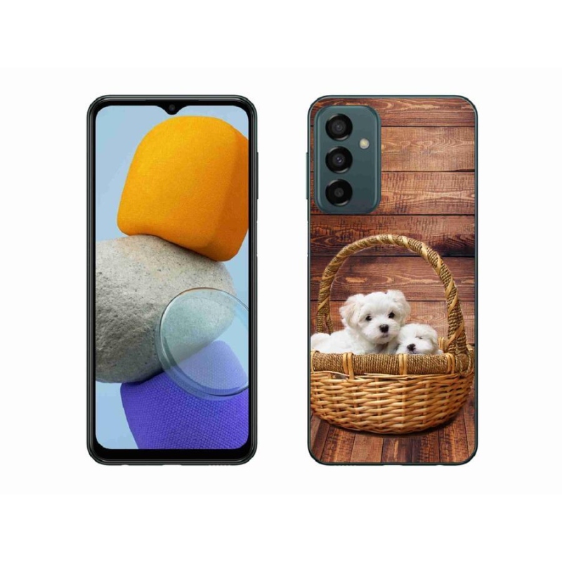 Gélový kryt mmCase na mobil Samsung Galaxy M23 5G - šteniatka