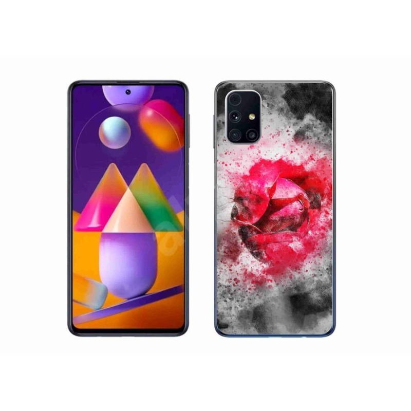 Gélový kryt mmCase na mobil Samsung Galaxy M31s - abstrakt 9