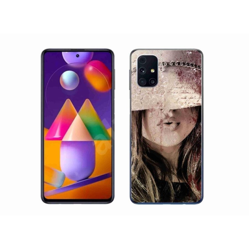 Gélový kryt mmCase na mobil Samsung Galaxy M31s - dievča