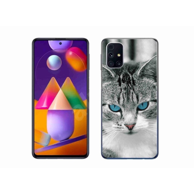 Gélový kryt mmCase na mobil Samsung Galaxy M31s - mačacie pohľad 1