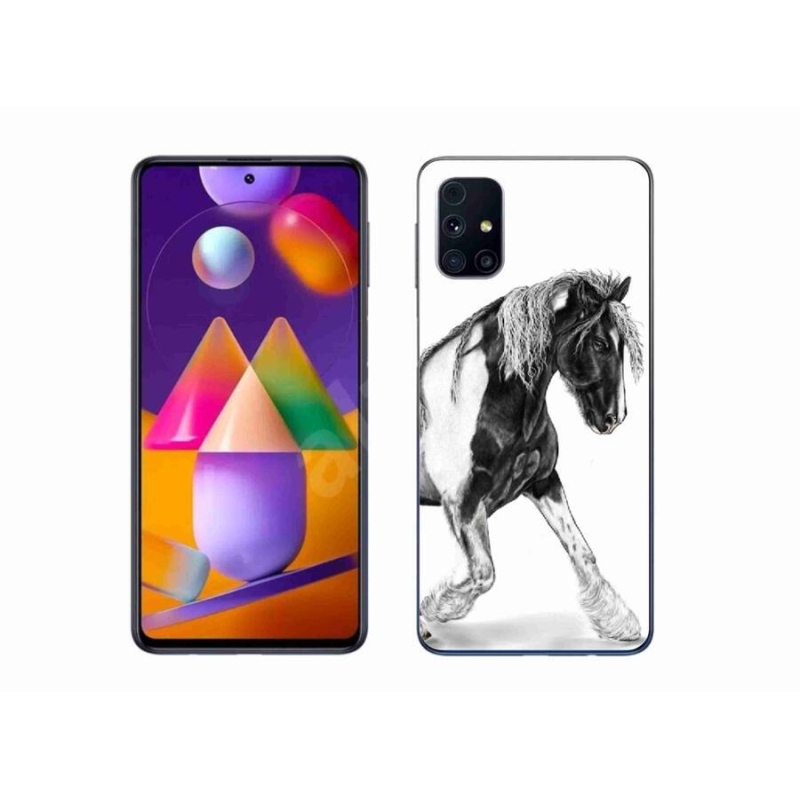 Gélový kryt mmCase na mobil Samsung Galaxy M31s - kôň