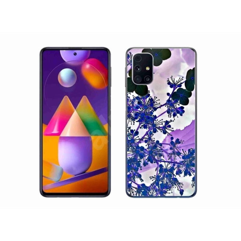 Gélový kryt mmCase na mobil Samsung Galaxy M31s - kvet hortenzie