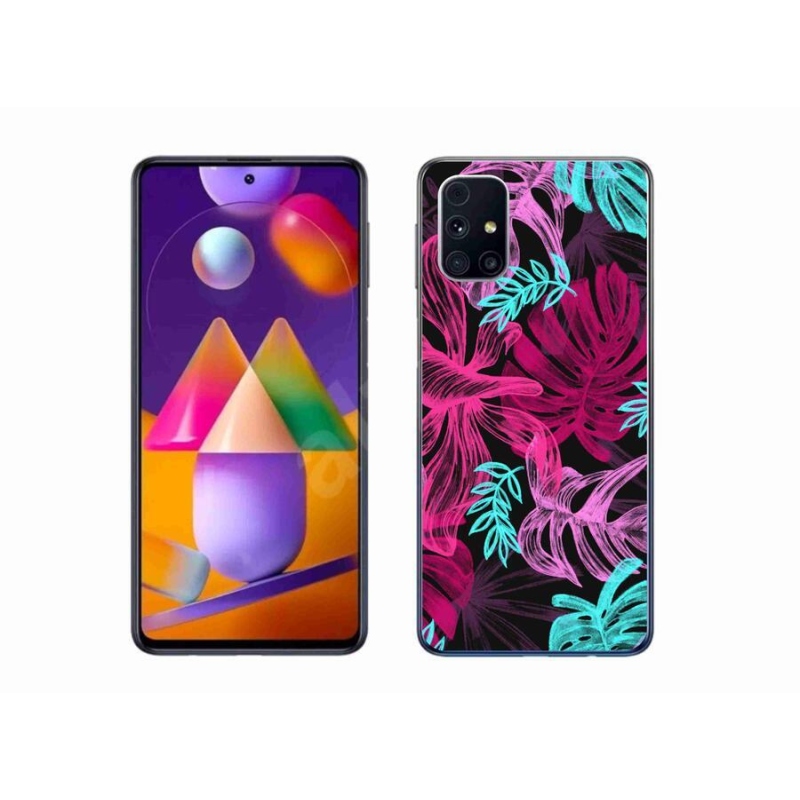 Gélový kryt mmCase na mobil Samsung Galaxy M31s - kvety 1