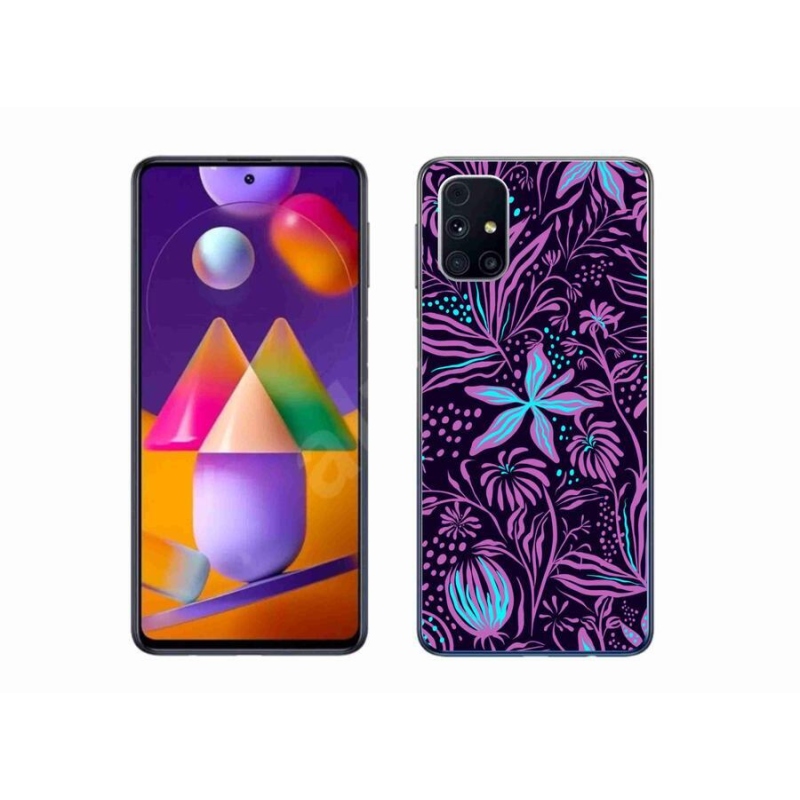 Gélový kryt mmCase na mobil Samsung Galaxy M31s - kvety 2