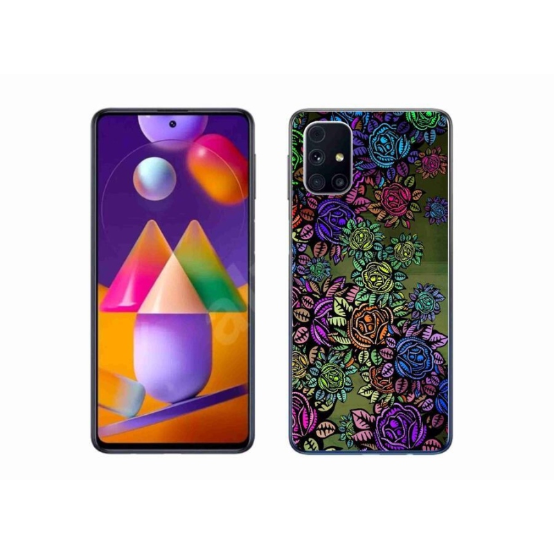 Gélový kryt mmCase na mobil Samsung Galaxy M31s - kvety 6