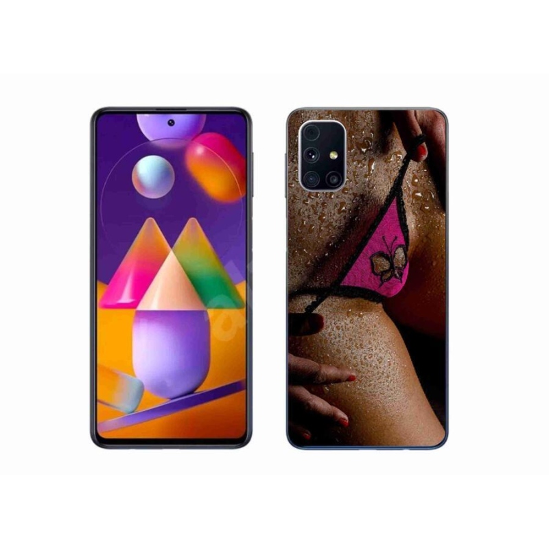 Gélový kryt mmCase na mobil Samsung Galaxy M31s - sexy žena