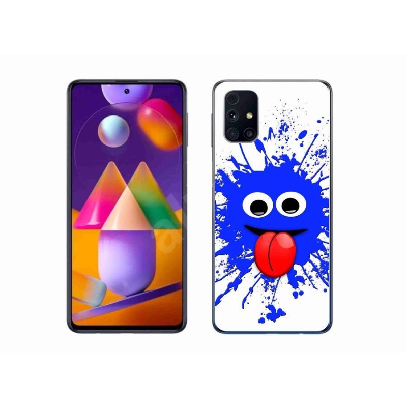 Gélový kryt mmCase na mobil Samsung Galaxy M31s - strašidlo