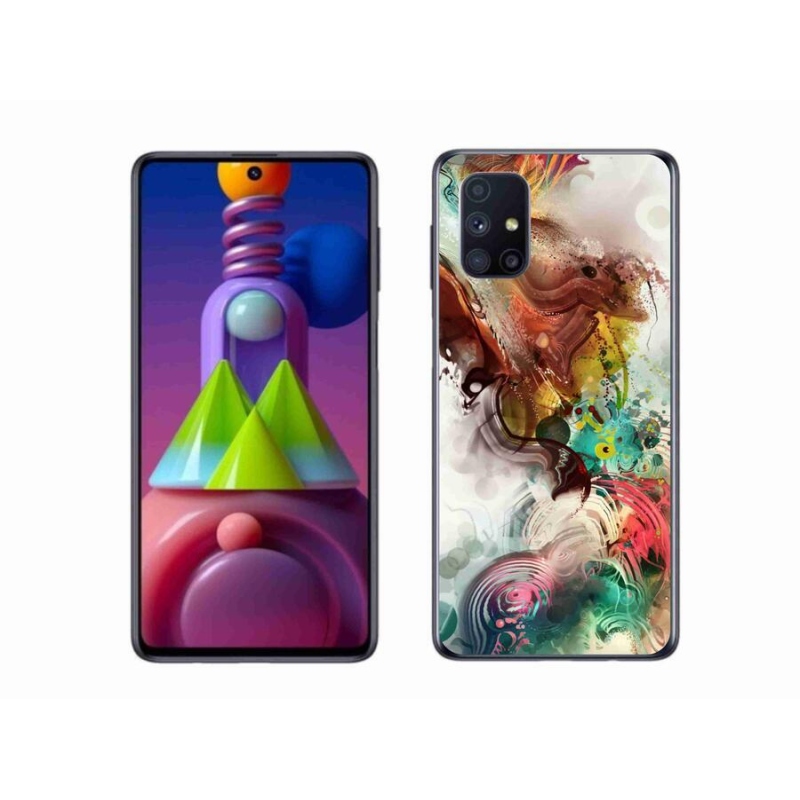 Gélový kryt mmCase na mobil Samsung Galaxy M51 - abstrakt 1