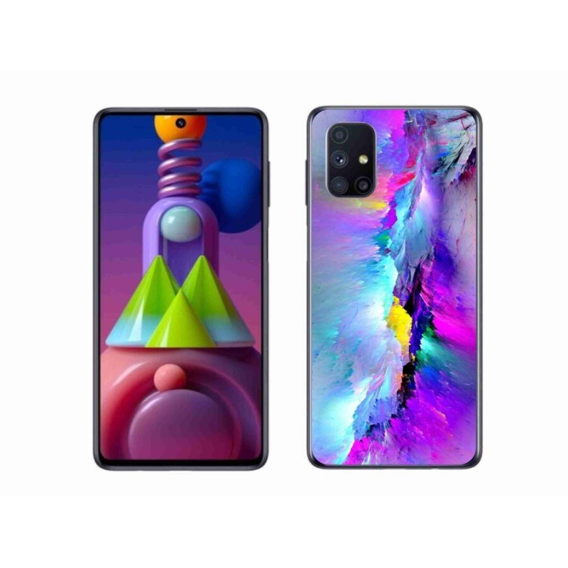 Gélový kryt mmCase na mobil Samsung Galaxy M51 - abstrakt