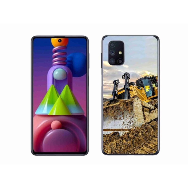 Gélový kryt mmCase na mobil Samsung Galaxy M51 - bager