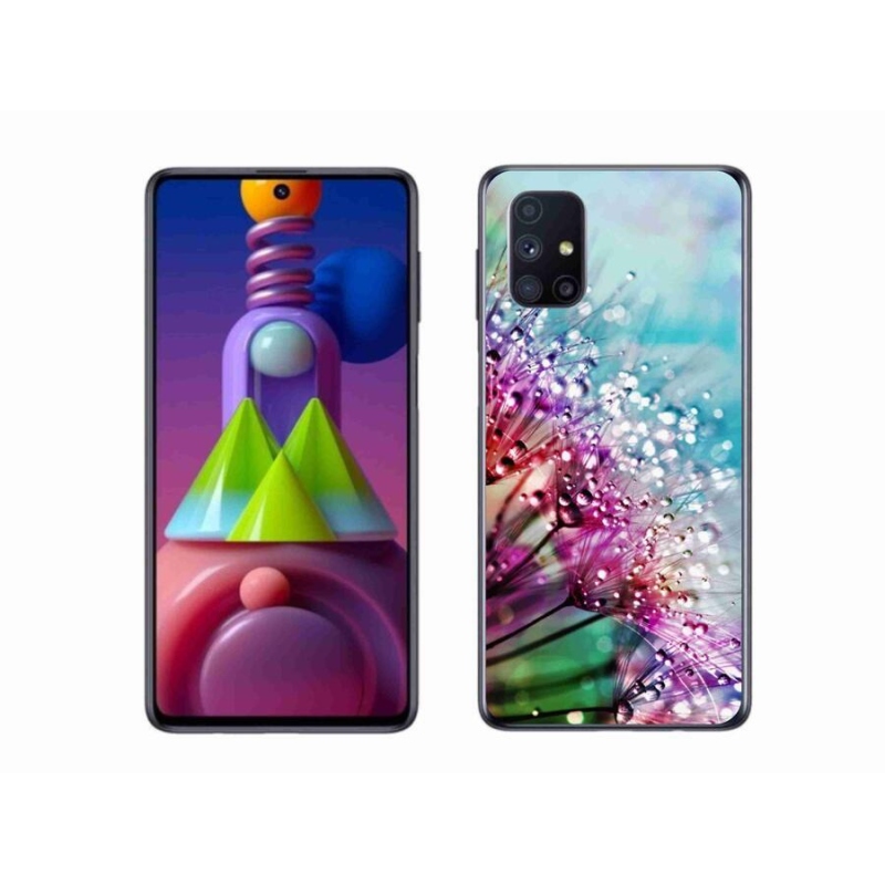 Gélový kryt mmCase na mobil Samsung Galaxy M51 - farebné kvety