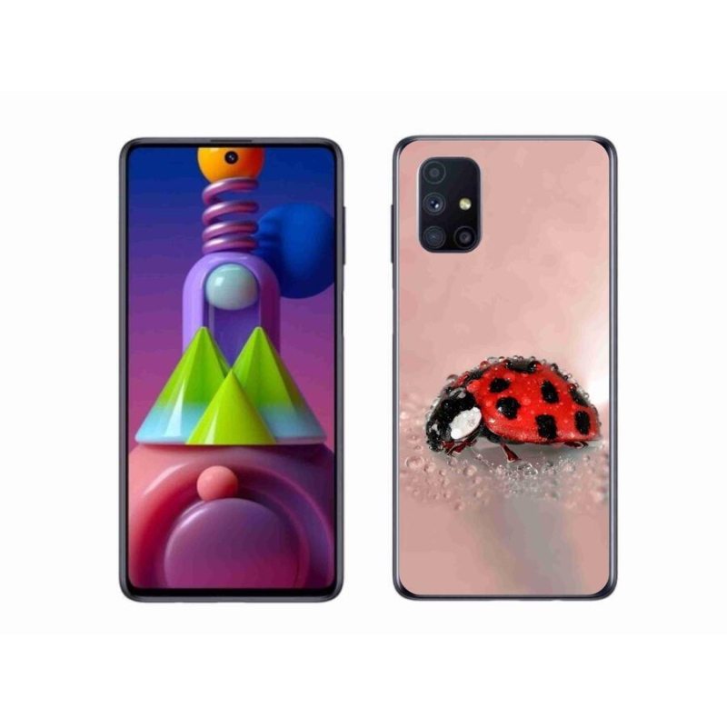 Gélový kryt mmCase na mobil Samsung Galaxy M51 - lienka