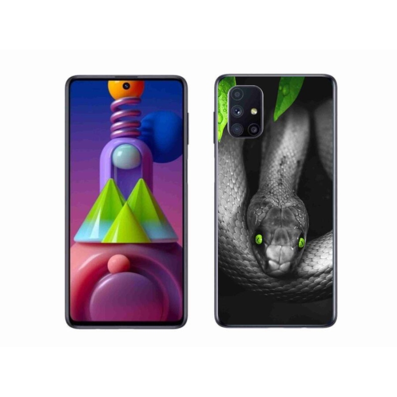 Gélový kryt mmCase na mobil Samsung Galaxy M51 - had