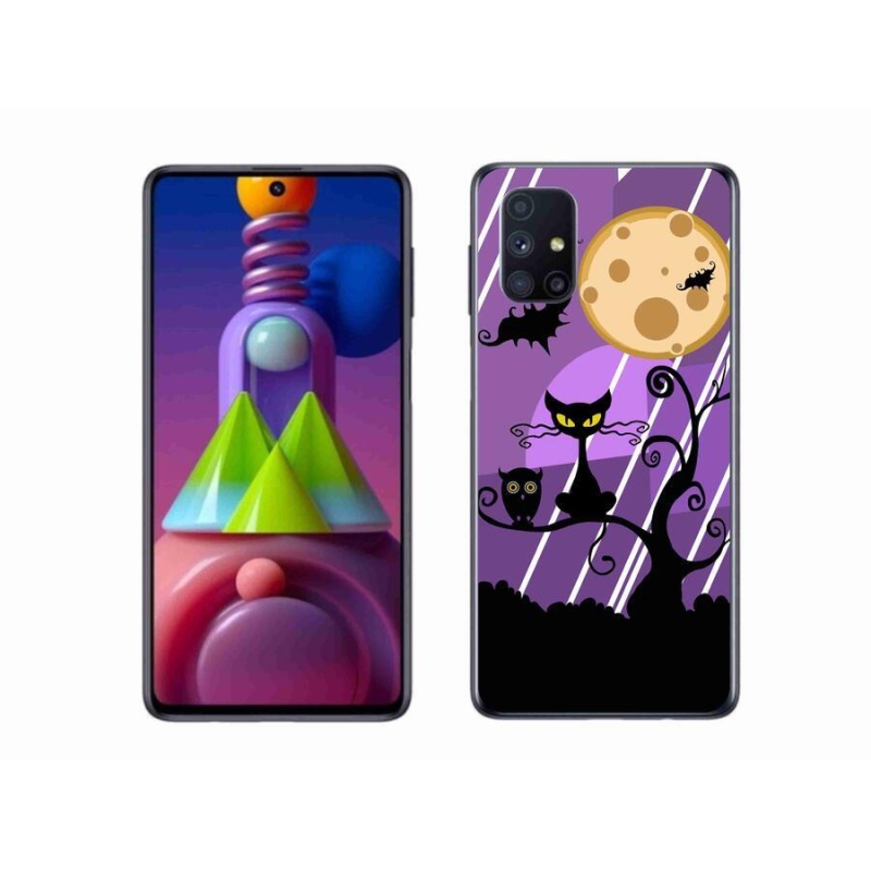 Gélový kryt mmCase na mobil Samsung Galaxy M51 - halloween