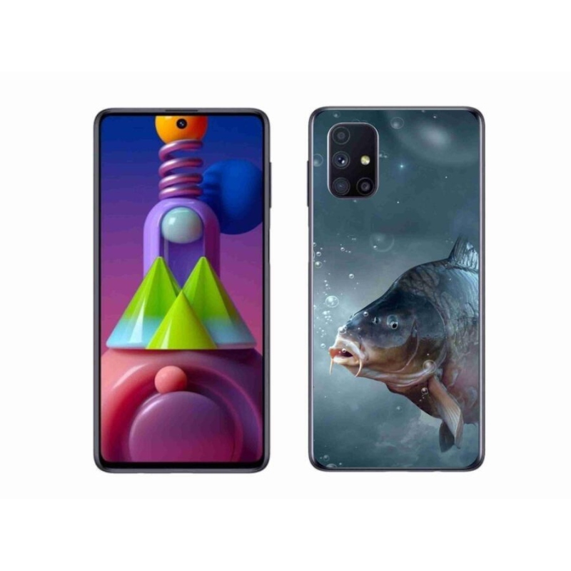 Gélový kryt mmCase na mobil Samsung Galaxy M51 - kapor a bublinky